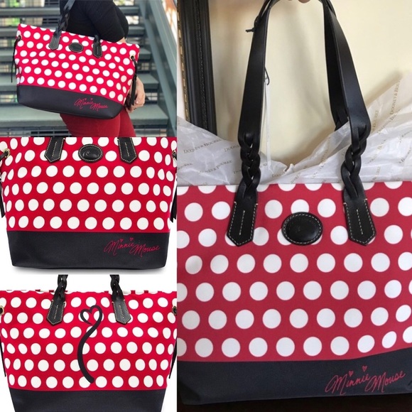 Dooney & Bourke Handbags - Dooney & Burke MinnieMouse Rocks the Dots Tote NWT